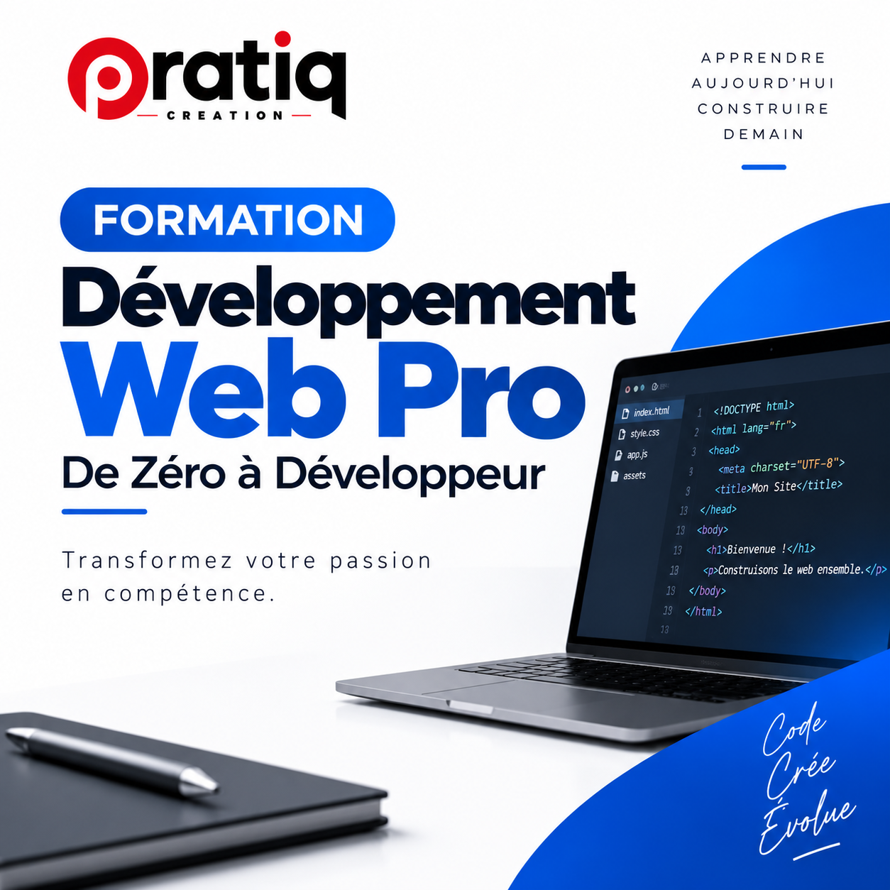 Développement Web Pro : De Zéro à Développeur