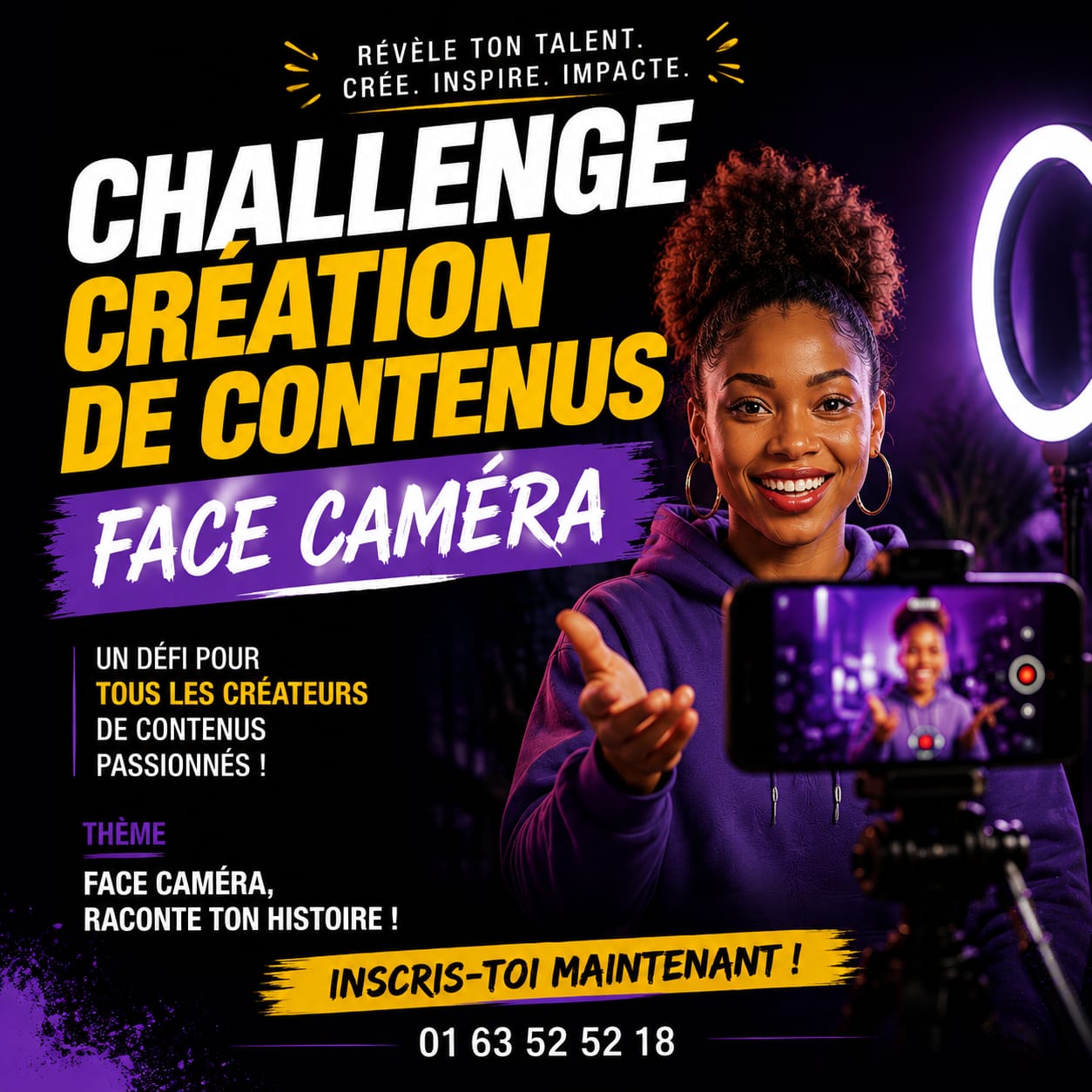 Création de visuels pour réseaux sociaux